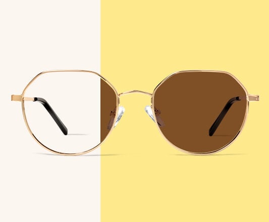 verres de lunettes de soleil auto-colorants